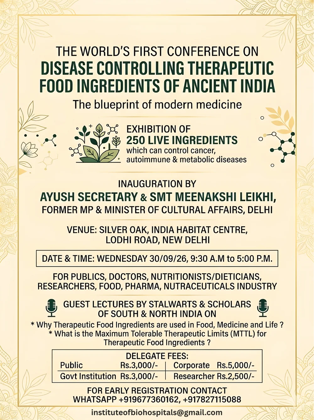 Conference invitation